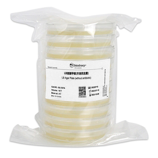 白鲨biosharp BL1337A LB琼脂平板(不含抗生素)即用型 直径为9cm