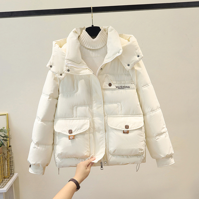 羽绒棉服女2024新款冬季加厚棉袄小个子外套短款时尚宽松显瘦棉衣