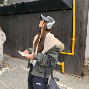 冬季棉服女2025新款座山雕外套棉衣加绒加厚派克服小个子短款棉袄