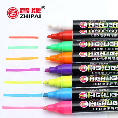 智牌易擦可擦电子屏LED玻璃板广告板POP小黑板不掉色荧光笔 - 封面