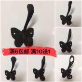 包邮 锌合金仿古单钩衣帽钩挂钩鞋 柜双钩不锈钢衣钩实心挂衣钩壁挂