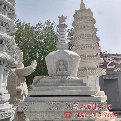 户外摆件宝塔复古怀旧圆雕