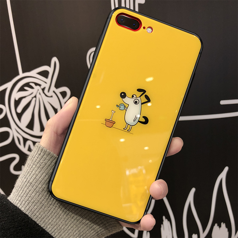 Æ»¹û7plusÊÖ»ú¿ÇiPhone8pÌ׿¨Í¨¹è½ºi8пî·Àˤ7p³±ÅÆÄÐÅ®¿î²£Á§