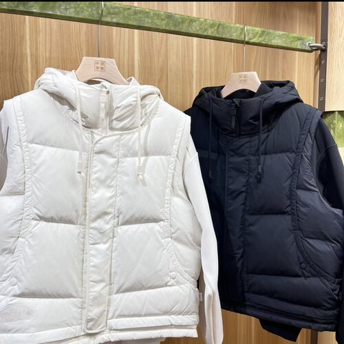 李宁成龙联名功夫系列防泼水羽绒马甲男女新款宽松羽绒服AMRV049