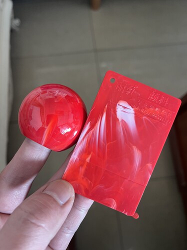注塑中国红流纹色母仿大理石纹木纹色母粒ABS/PP专用塑胶母粒厂家