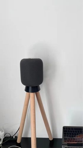 homepod音响支架实木落地架