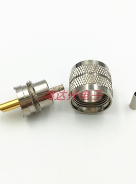 UHF-JY-1.5 PL259馈线接头 焊接RG174/RG316/RG178射频线SL16公头
