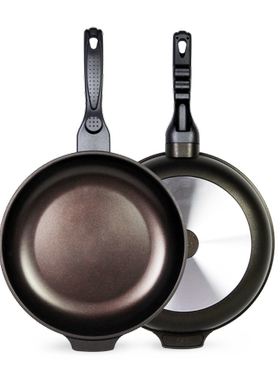 KUGEL平底锅不粘锅金钻28CM韩国进口牛排煎饼燃气灶家用无油烟