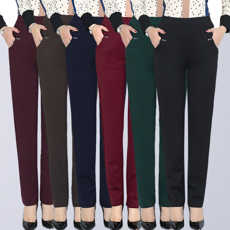 妈妈裤子2023新款直筒中年