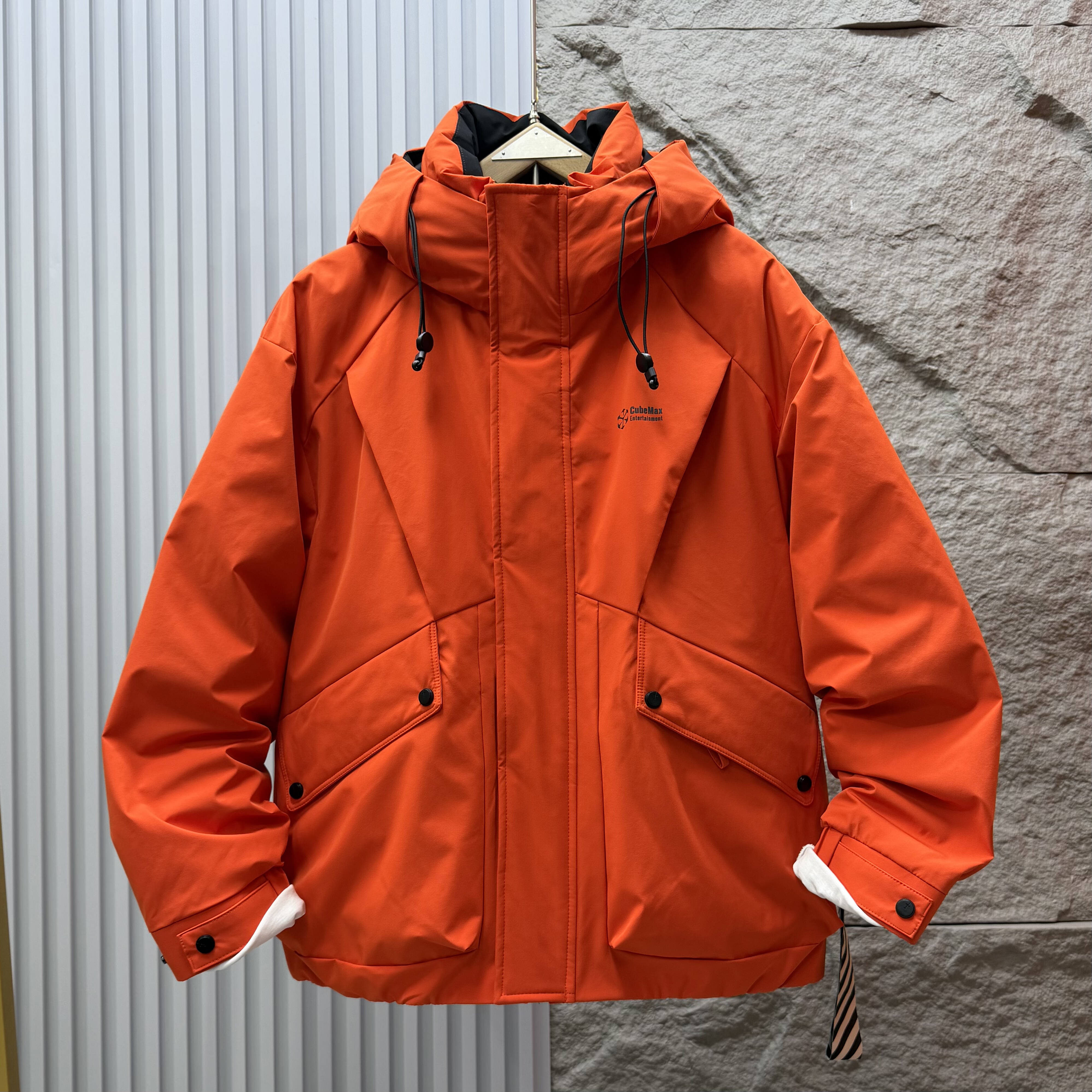 冬季新款连帽羽绒服男休闲户外