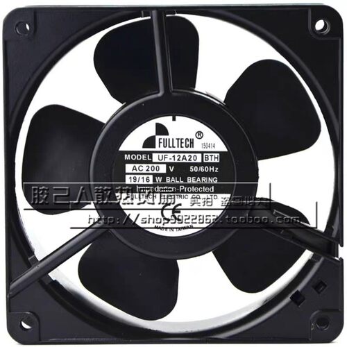 全新原装正品台湾FULLTECH福佑 UF12A20BWH/BTH AC200V 散热风扇