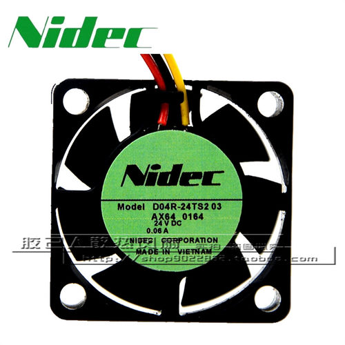 尼迪克NIDEC 4015 DC24V 0.06A D04R-24TS2 01 03变频器轴承风扇