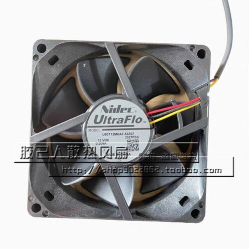 NIDEC L/U/T/80T12M/N/S1/1/6/U/MA7-52/7/8/1 8025 12V 散热风扇