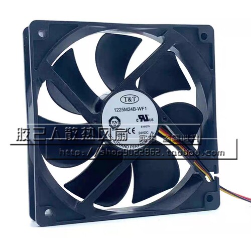 原装TT 1225M24B-WF1 24V 0.30A 120*120*25MM 机器人散热风扇