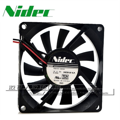 Nidec H35731-55HAI 12V 0.045A 8cm 8015 超静音 2线 散热风扇
