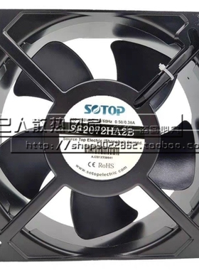 SOTOP顶源 SF2072HA2 SF2072HA2B 20572 机柜轴流风机散热风扇