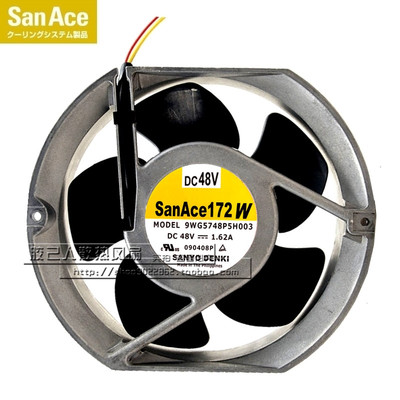 9WG5748P5H003 三洋SanAce172W DC 48V 1.62A 17251 直流暴力风扇