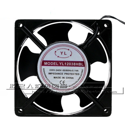 原装现货永联YL YL12038HBL/HSL 220v静音机柜机箱散热风机12cm