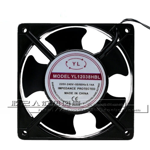 原装现货永联YL YL12038HBL/HSL 220v静音机柜机箱散热风机12cm