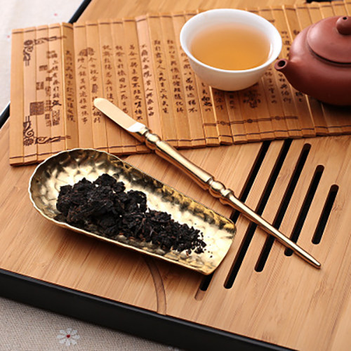 茶道纯铜手工功夫茶具
