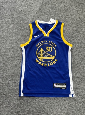 Nike/耐克 NBA青少年球衣勇士队库里速干运动篮球球衣FZ0867-495