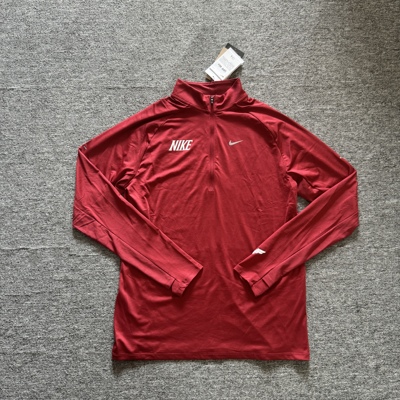 Nike/耐克 男子防晒运动跑步训练速干透气反光立领长袖IQ3818-613