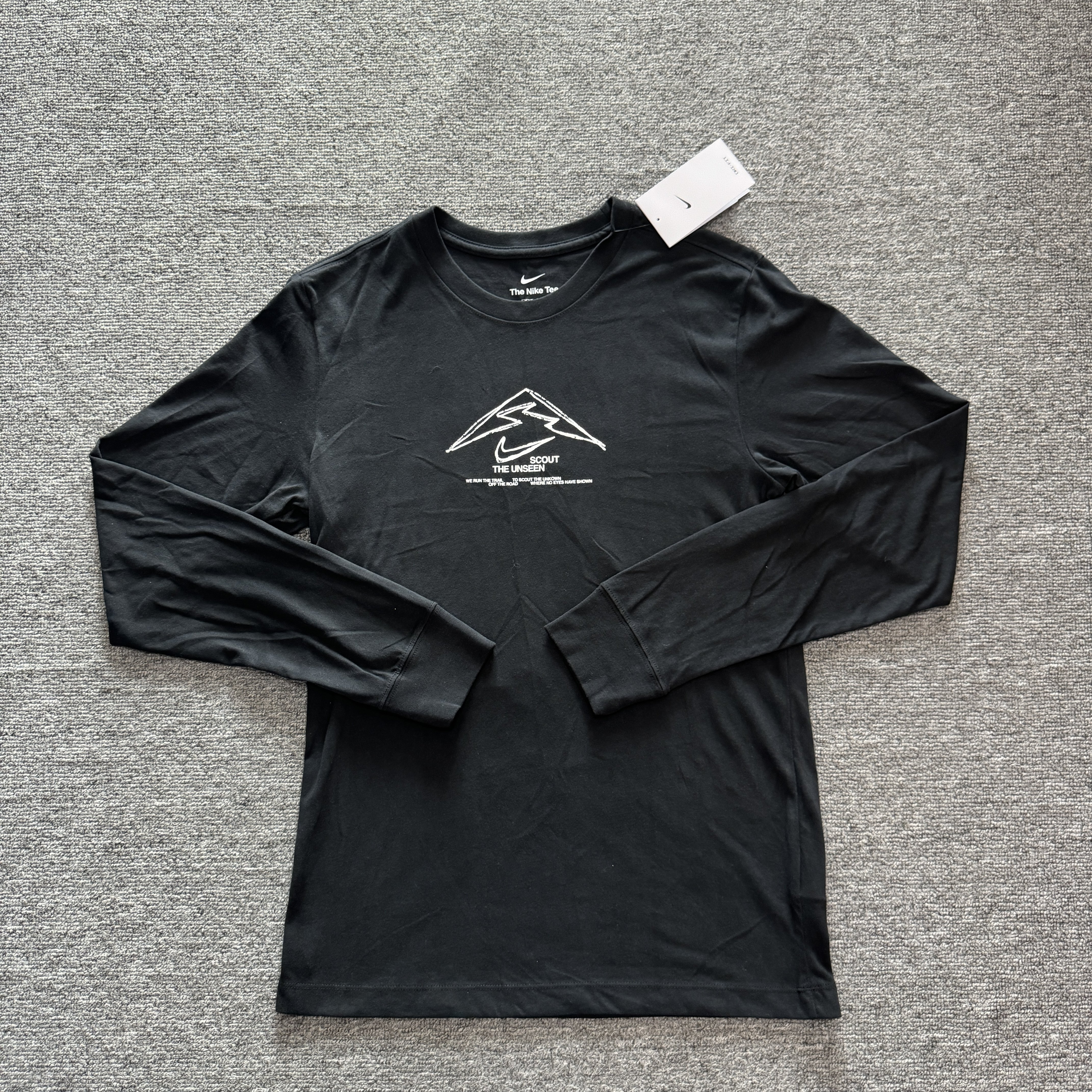 Nike耐克TRAIL DRI-FIT男子速干越野长袖跑步T恤打底衫HV4197-010