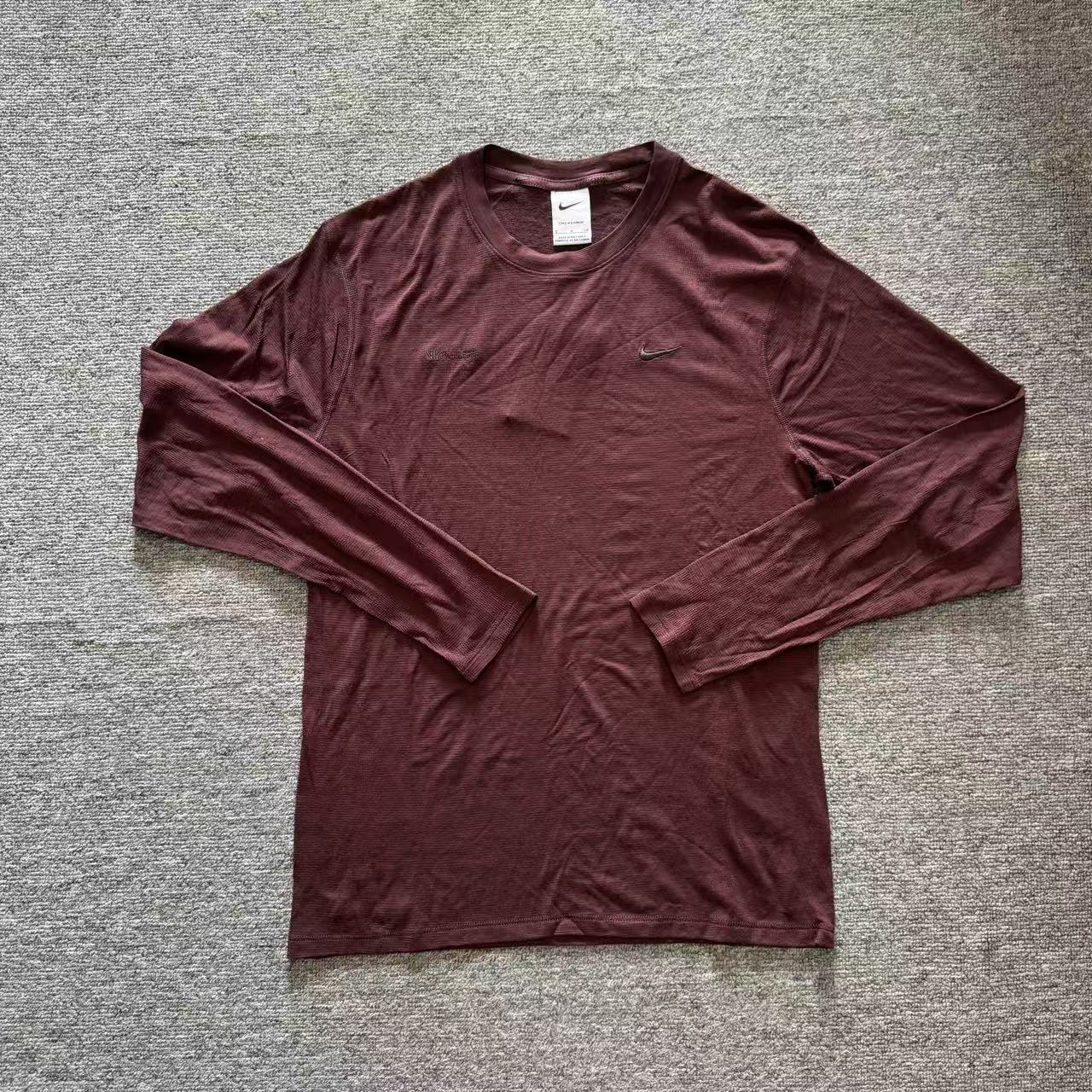Nike/耐克 男子ADV运动训练跑步羊绒混纺圆领透气长袖 FZ0992-652