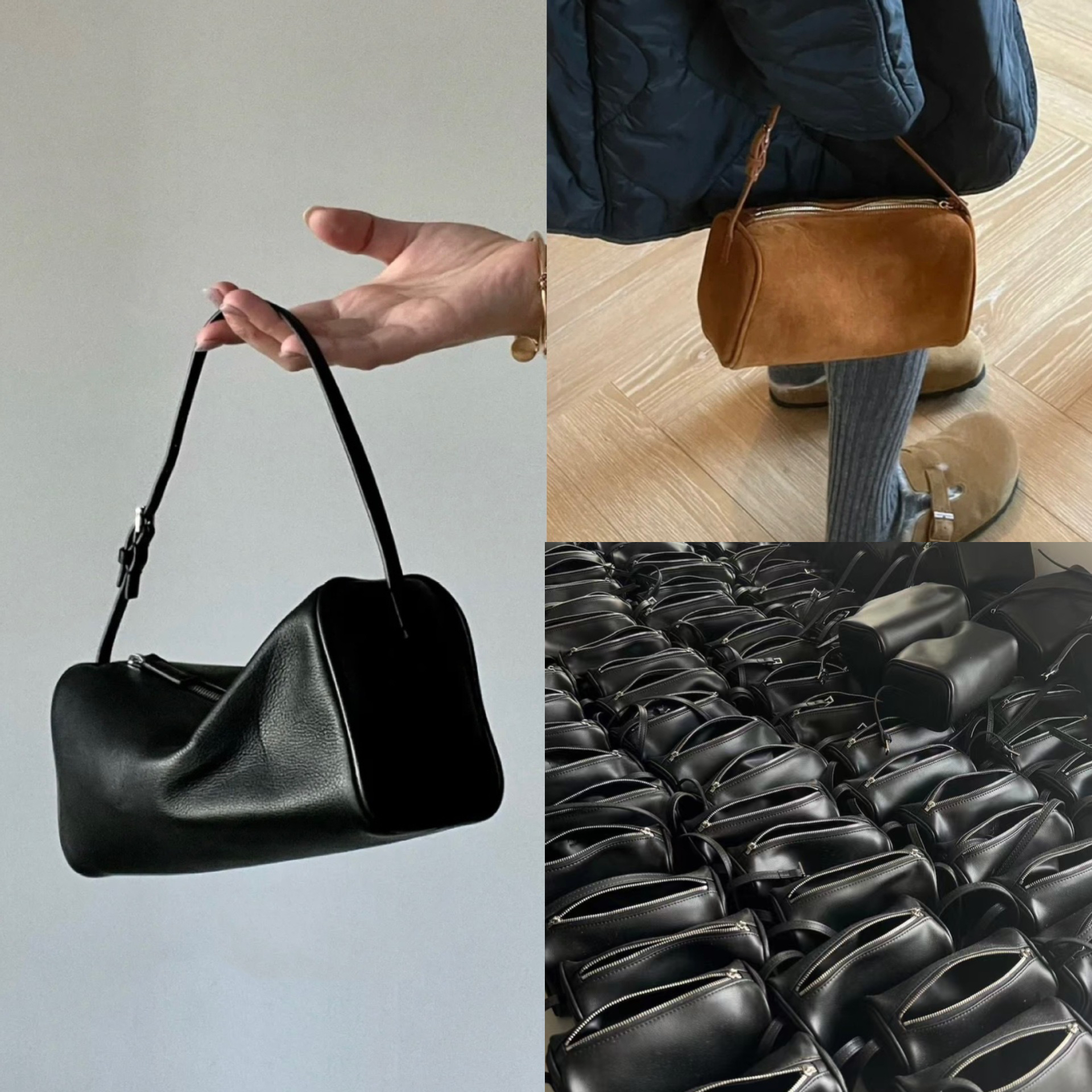 小众笔筒包90s包斜跨包