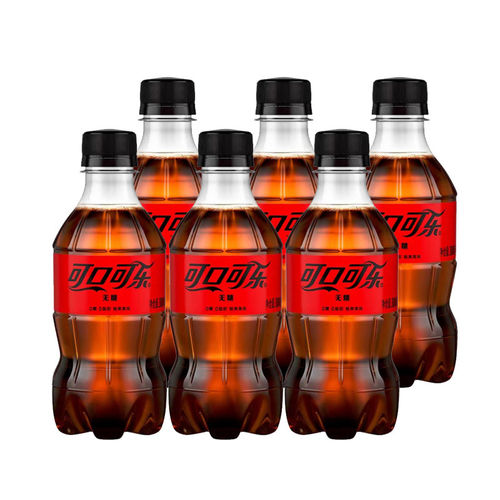 可口可乐零度无糖可乐300ml*6瓶