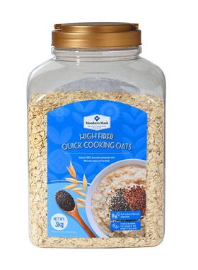 Costco&Sam代购会员商店奇亚籽亚麻籽快熟燕麦片3kg早餐快熟麦片