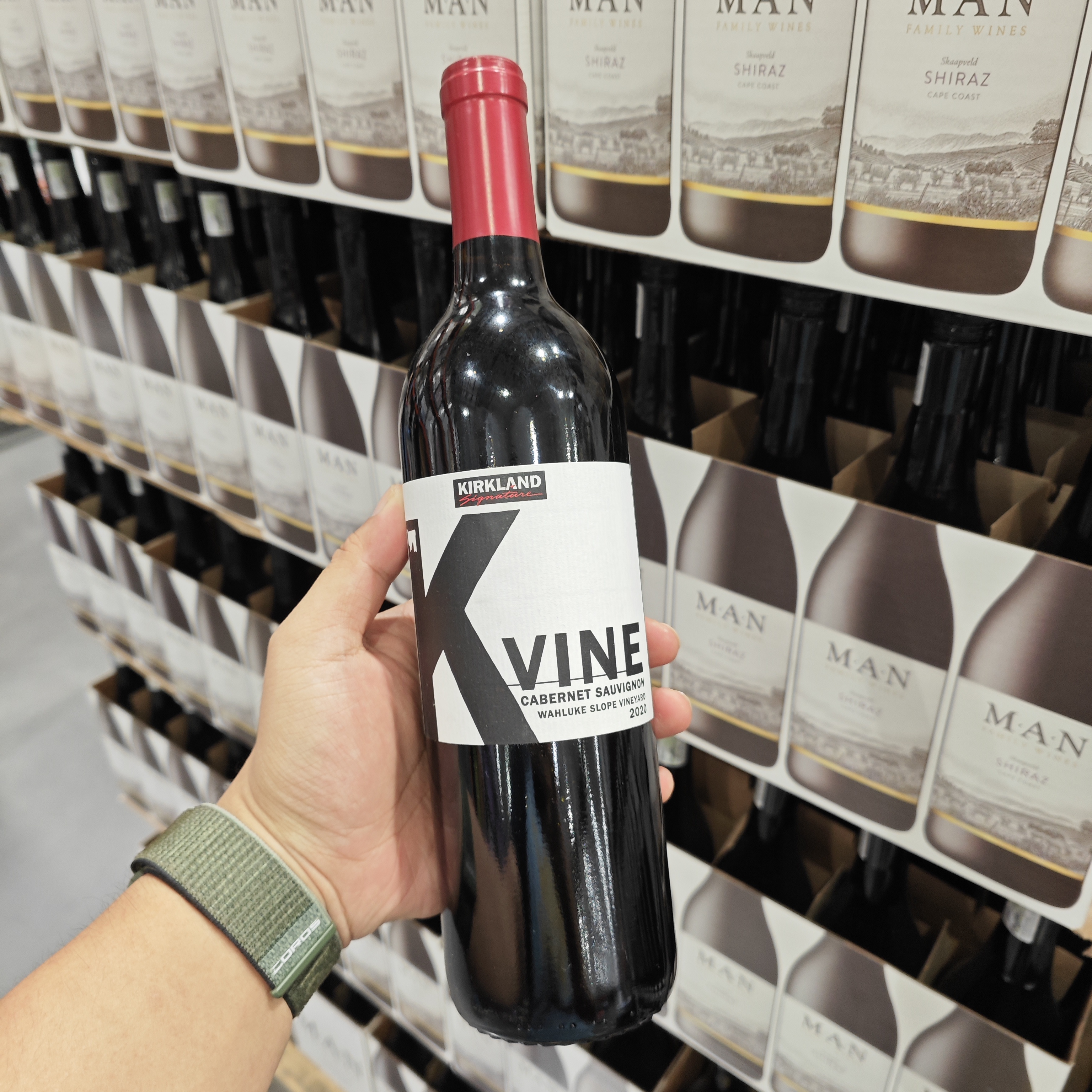 开市客山姆会员超市代购 科克兰赤霞珠干红葡萄酒750ml配餐聚会顺