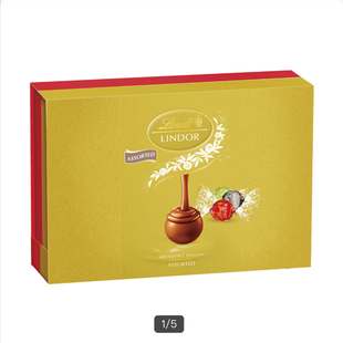 上海开市客代购 瑞士莲软心巧克力礼盒168g