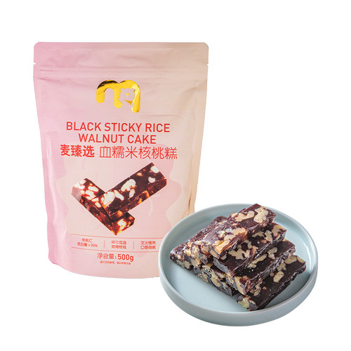 麦德龙麦臻选血糯米核桃糕500g休闲零食