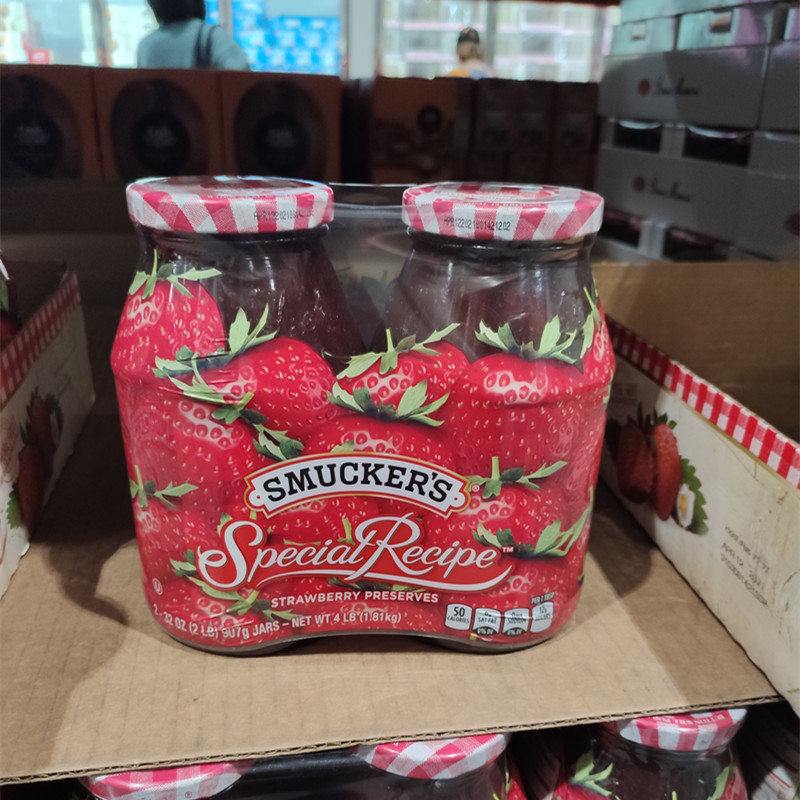 上海Costco开市客代购 SMUCKER'S盛美家草莓果酱907g/瓶美国进口-封面