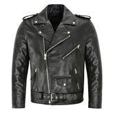 机车pu夹克 fit Slim for motorcycle jacket 修身 leather men