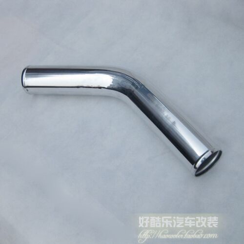 进气铝管45度76mm 全长500MM 汽车进气改装 中冷管路改装DIY铝管