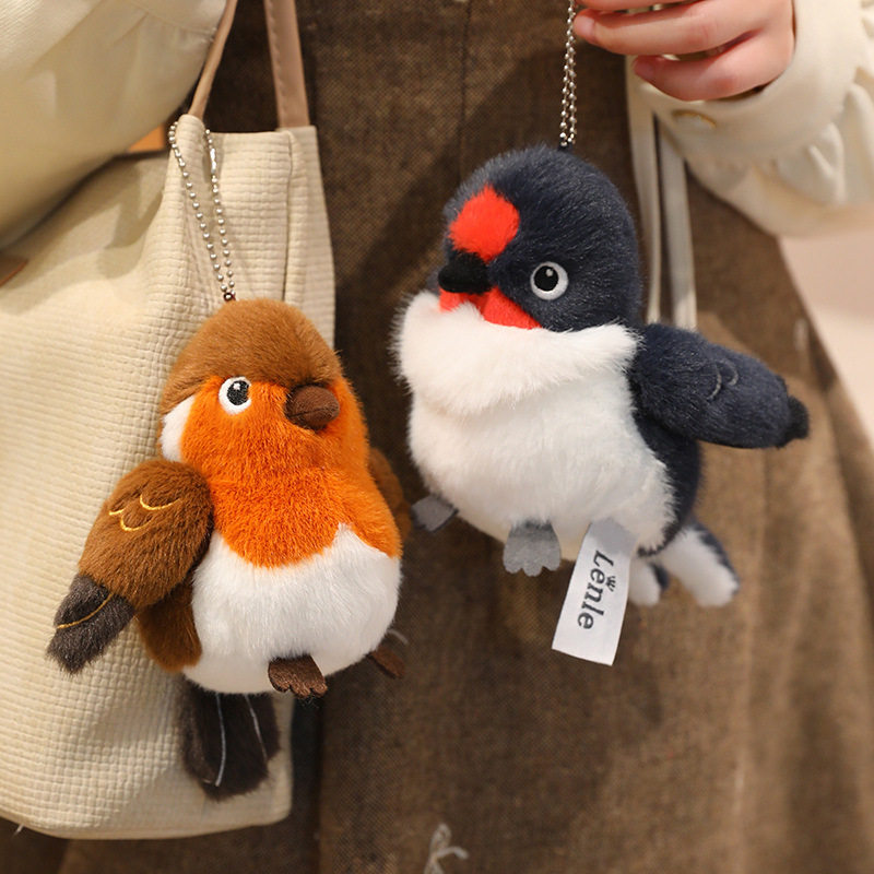 可爱鹦鹉知更鸟家燕小鸟毛绒玩具挂件斑鸠山雀桌伴小玩偶儿童礼物,玩具/童车/益智/积木/模型,毛绒/玩偶/公仔/布艺类玩具,淘宝优惠券,粉丝福利购,淘宝优惠卷