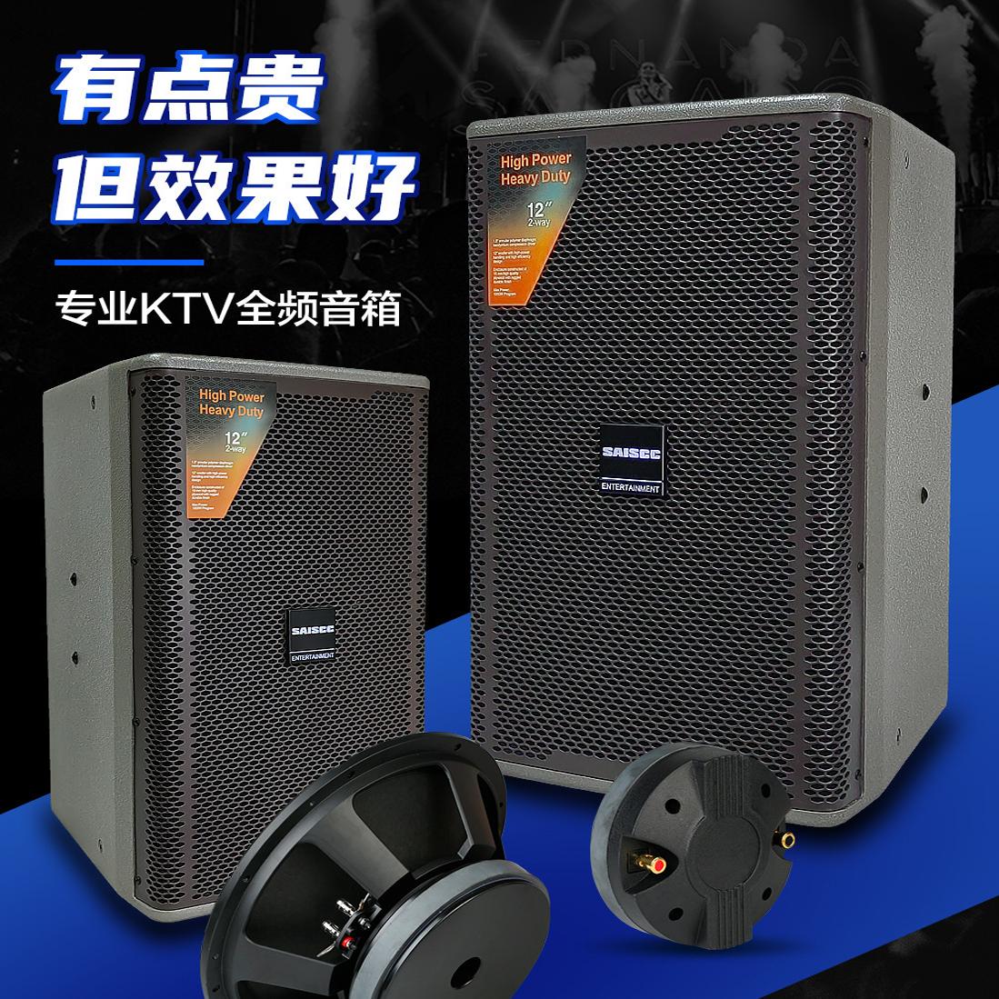 NGN专业音箱12寸10寸KP052 家用会议演出KTV卡拉OK舞台大功率音响