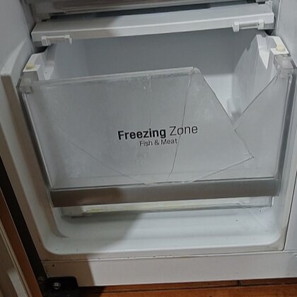 LG对开门冰箱配件冷冻室抽屉面板
