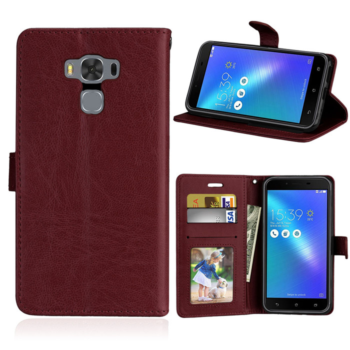 华硕zenfone3 MAX|ZC553KL|X00DDA钱包软硅胶手机壳保护皮套男女