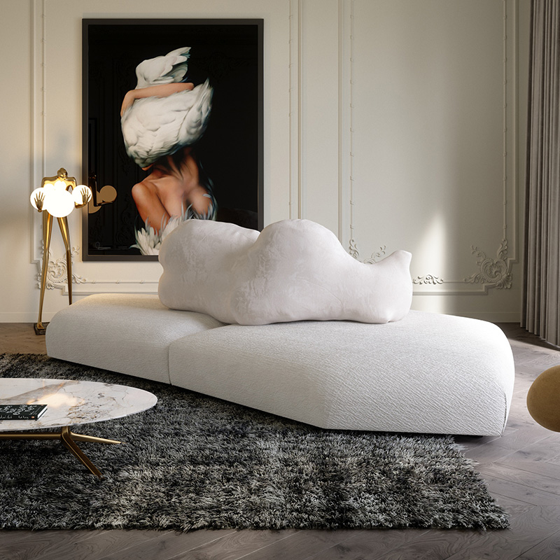 布艺沙发设计师款大户型客厅家具