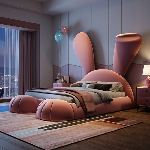 极简大师意式儿童床女孩公主