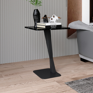 意式极简岩板边几北欧客厅现代简约家具小茶几床头小边几组合角几