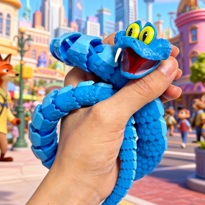 【盖瑞一条蛇】疯狂动物城2玩具