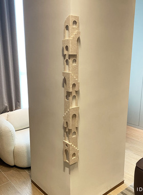 地中海建筑房型毛毡护墙角装饰客厅防撞角遮丑软包转角保护条阳角