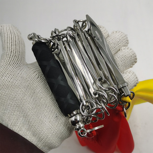 九节鞭不锈钢武术表演鞭训练鞭健身鞭晨练鞭八棱样式送鞭彩鞭包