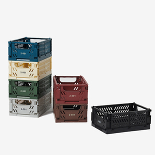 方式商店｜二单元501 桌面折叠收纳筐复古收纳盒厨房家用杂物收纳
