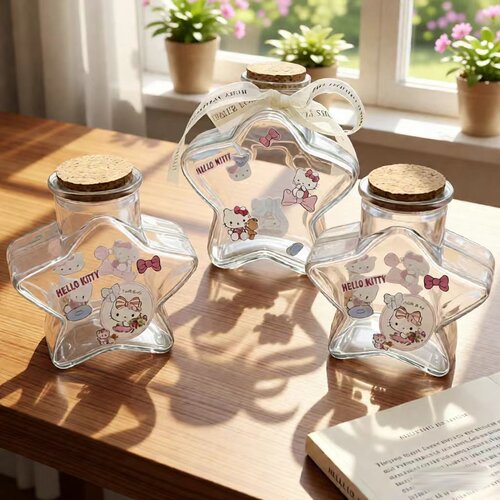 HelloKitty五角星许愿瓶摆件
