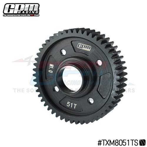 TRAXXAS-1/5 X-MAXX 8S与XRT-78086通用 中碳钢中差速输出齿轮51T